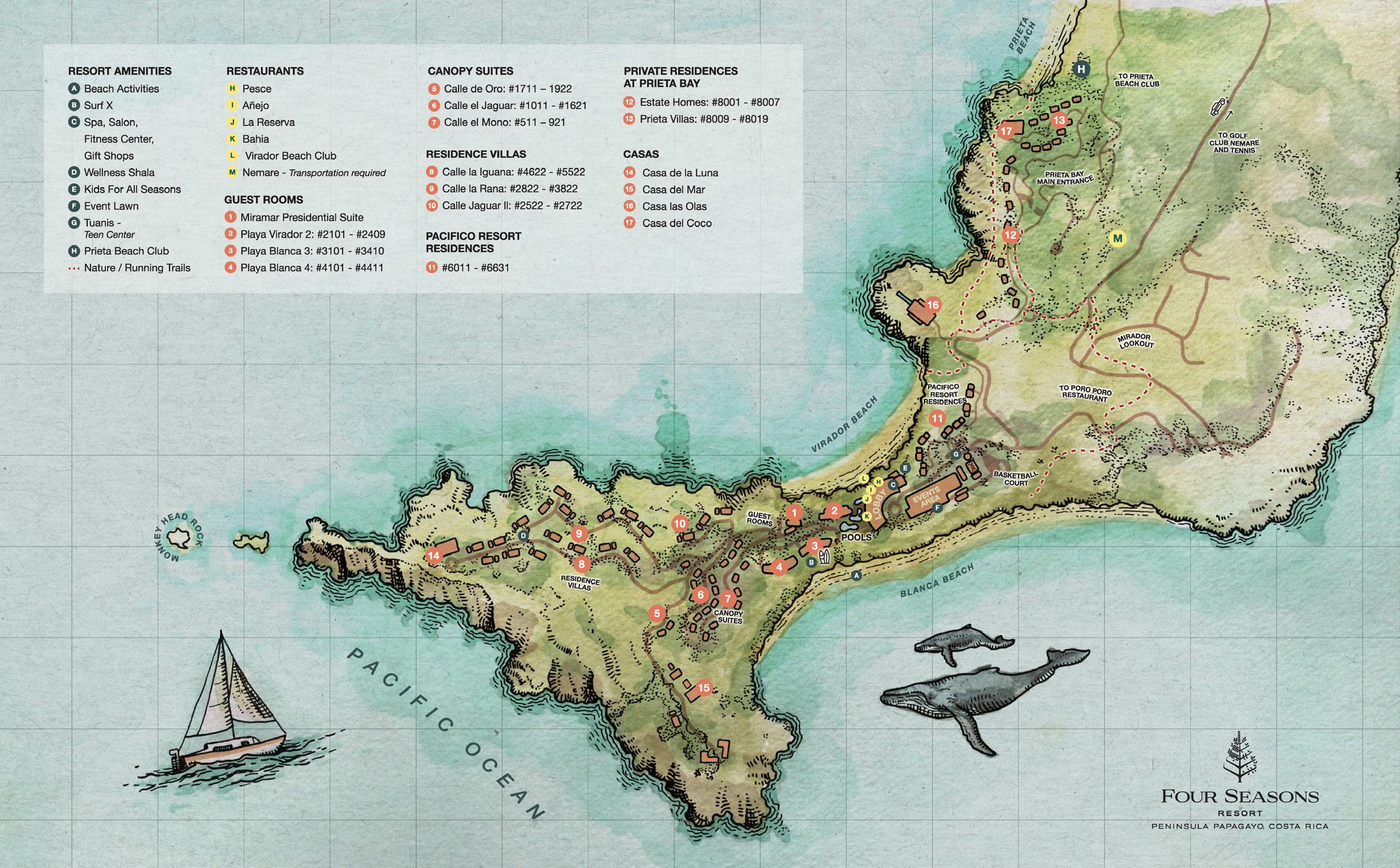 Four Seasons Map